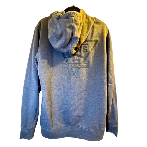 VANS Hoodie Gray Sweatshirt Size M - Picture 8 of 10